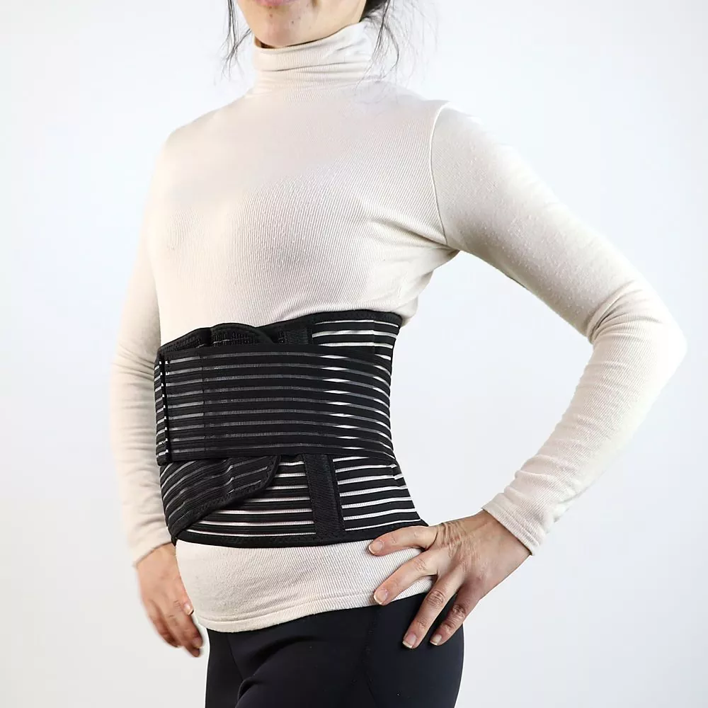 Lumbar Waist Support Ka Letlapa la Metal le Nkoang