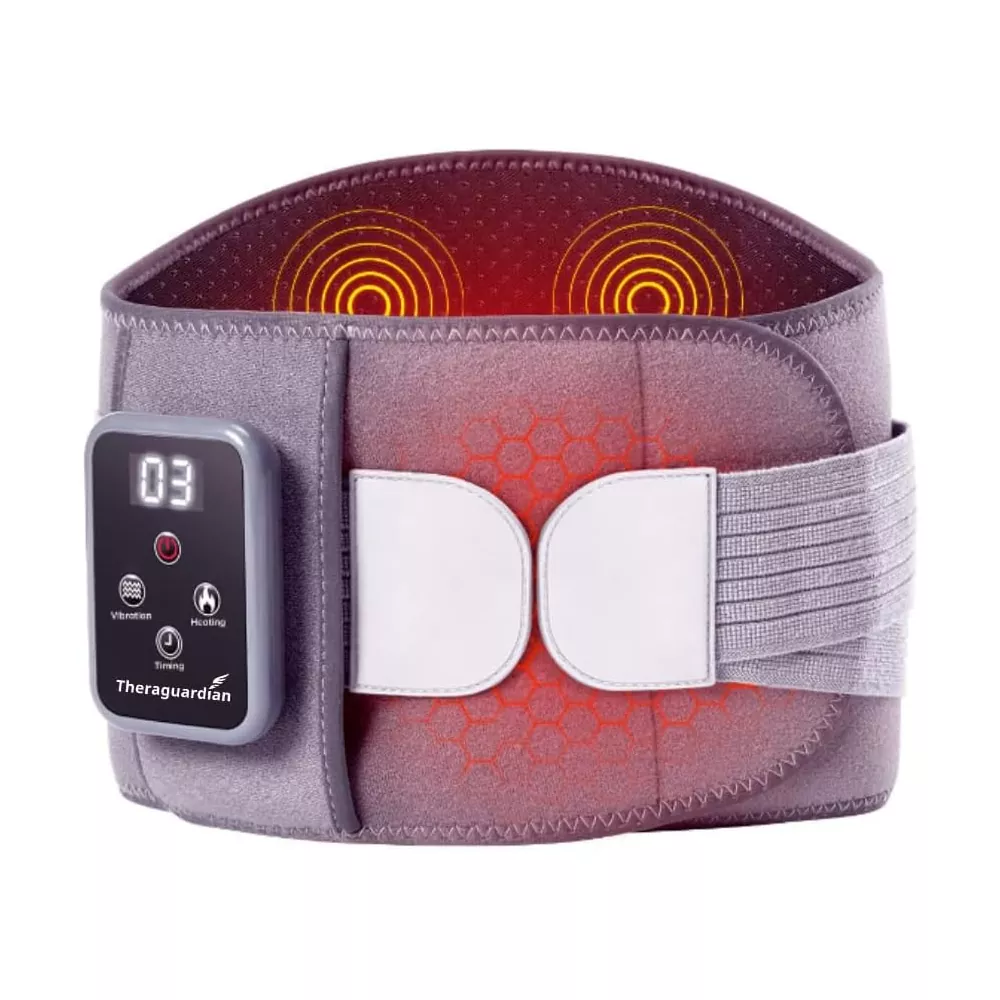 Vibrate Massage Heating Thekeng Support Belt
